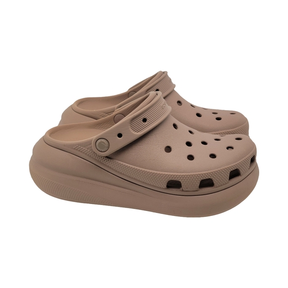 Crocs Mega Crush Platform Clog Latte Brown  Women's 8 - Picture 3 of 7